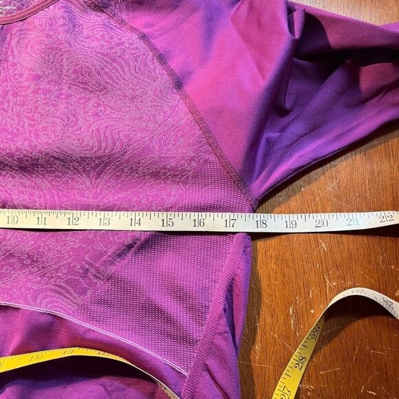 Title Nine Seamless Base Layer 2 Piece Set Womens XL‎ Athletic Nylon Ruched Gym - Picture 8 of 16